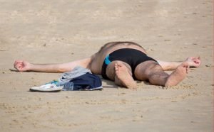 Mann Badehose